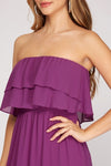 Strapless Maxi Dress