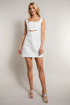 Square Neck Cut Out Dress