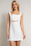 Square Neck Cut Out Dress