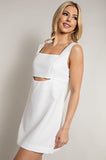 Square Neck Cut Out Dress