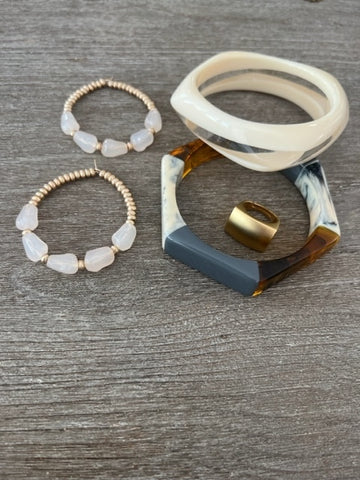 Acrylic Bangles Bracelet (Pick Color)