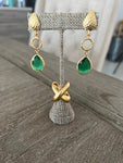 Turkish Green Drop Earrings