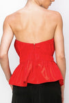 Bold Bow Detailing Bustier Top