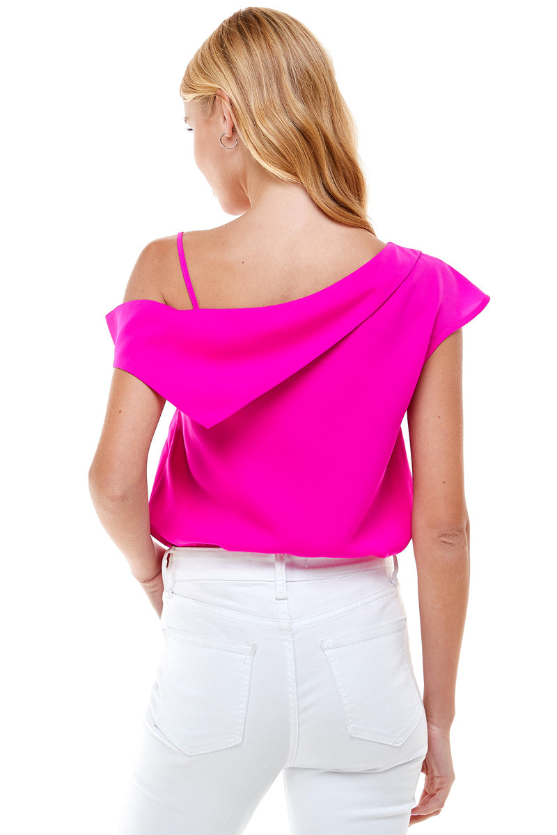 One Shoulder Layered Top