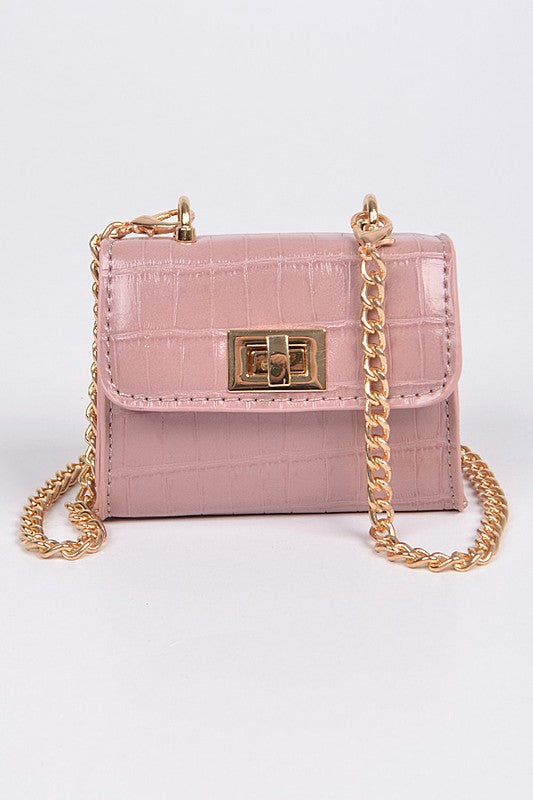 Mini Pink Clutch