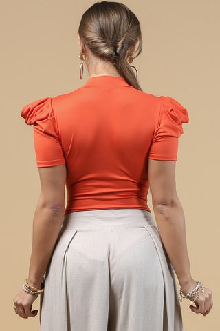 Princess Shoulder Mock Neck Bodysuit