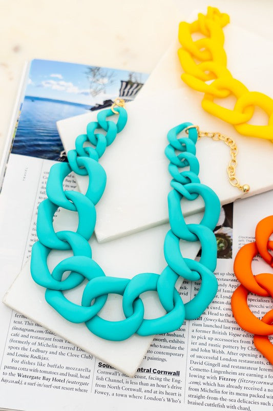 Lightweight Chunky Link Chain Necklace
