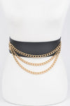 Layered Chain Stretch Belt (Pick Color)