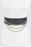 Layered Chain Stretch Belt (Pick Color)