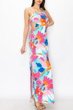 One Side Open Cut Out Maxi Dress