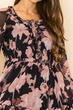 Floral Long Sleeve Dress