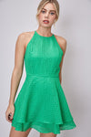 Halter Layer Short Dress