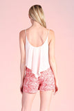 Airy Solid Flowy Crop Top (Pick Color)