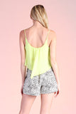 Airy Solid Flowy Crop Top (Pick Color)