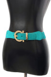 Classy Gold Hook Elastic Belt (Pick Color)