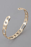 Cuban Chain Cuff Bracelet
