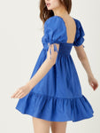 Puff Sleeve Sweetheart Mini Dress