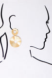 Gold Lightweight Double Swirl Earrings