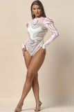 Tie Dye Puff Long Sleeve Bodysuit