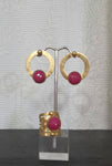 Fuchsia Turkish Earrings