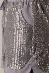 Sequin Satin Shorts