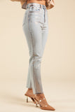 Metallic Denim Jeans