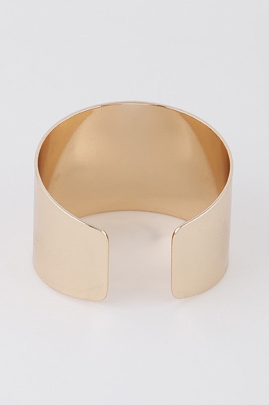 Jeweled OO Open Cuff Bracelet