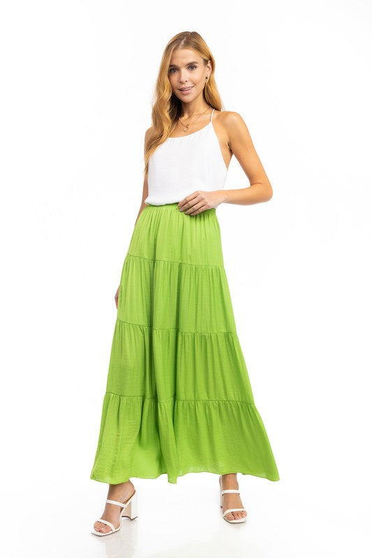 Tiered Maxi Skirt
