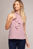 Cascade Ruffle Tank (Pick Color)