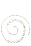 Circle Jewel Chain Belt (Pick Color)