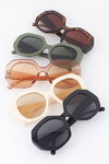 Geometric Retro Sunglasses (Pick Color)