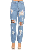 Distressed Boyfriend Jean