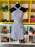 Lace X Neck Dress