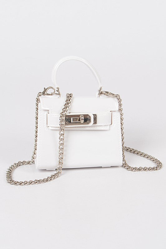 White Jelly Mini Clutch
