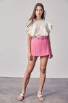 Ruffle Sleeve Blouse