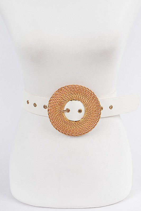 Swirl Round Detailed Belt