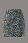 Animal Print Skirt