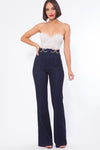 High Waist Stretch Denim Pant