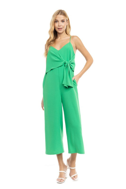 Wrapped Front Top Cami Jumpsuit