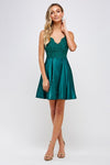 Satin Taffeta Cocktail Dress
