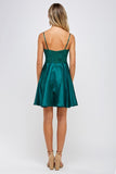 Satin Taffeta Cocktail Dress
