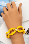 Lightweight Chunky Link Chain Bracelet (Pick Color)