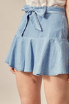 Denim Skort