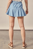 Denim Skort