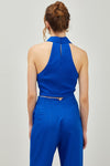 Wrap Neck Crop Top