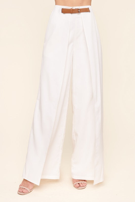 Wide Leg Wrap Pants