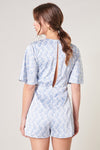 Satin Wrap Romper