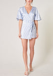 Satin Wrap Romper