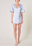 Satin Wrap Romper