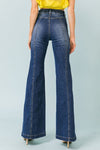 Wash & Wide Leg Jean